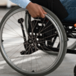 wheelchair with commode