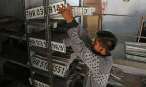 hsrp number plate Karnataka